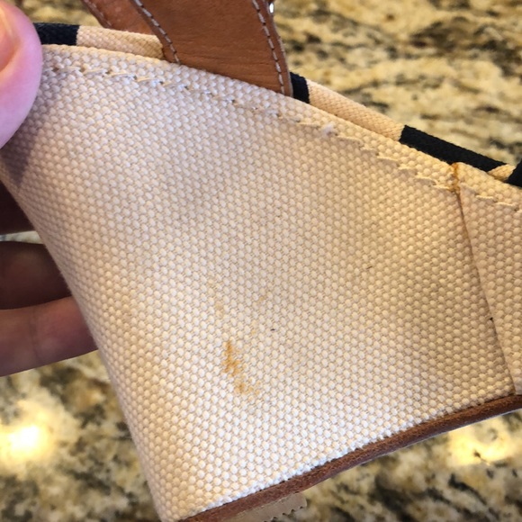 COACH Isabele Wedge A8199, Natural/Navy, Size: 6 - Picture 5 of 14